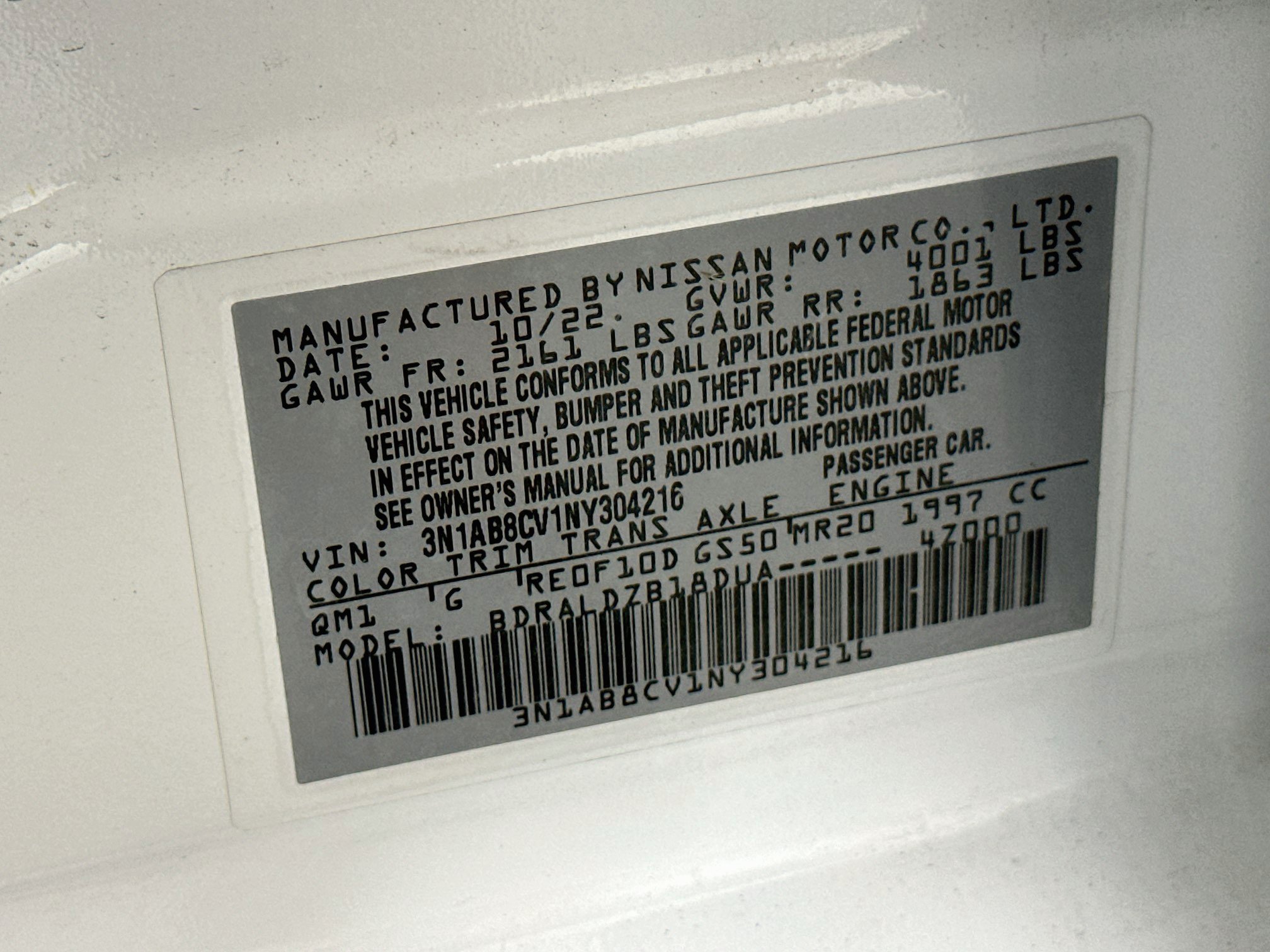 Used 2022 Nissan Sentra SV w/ Trunk Package FWD image 12
