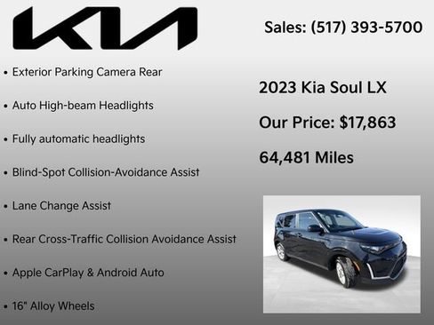 Used 2023 Kia Soul LX w/ LX Technology Package image 12
