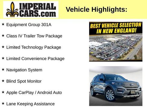 Used 2022 Ford Explorer Limited w/ Limited Technology Package image 7