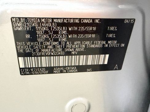 Used 2015 Toyota RAV4 Limited w/ Technology Package AWD/4WD image 31