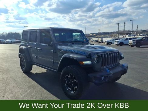 Used 2023 Jeep Wrangler Unlimited Rubicon 4xe w/ Cold Weather Group image 8