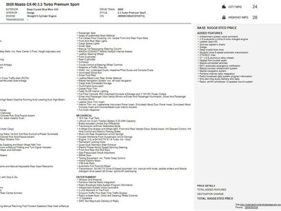 Certified 2025 MAZDA CX-90 3.3 Turbo w/ Premium Sport Pkg