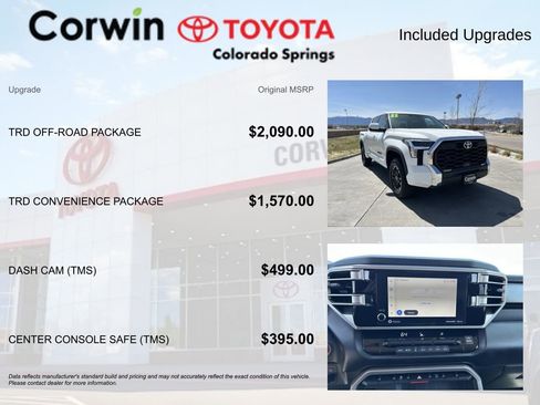 Used 2022 Toyota Tundra SR5 w/ TRD Off-Road Package AWD/4WD image 4