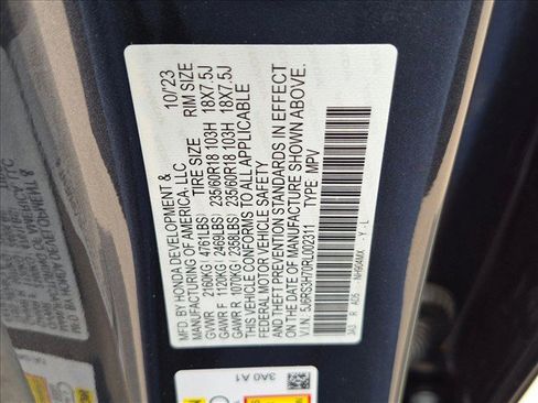 Certified 2024 Honda CR-V EX-L image 23
