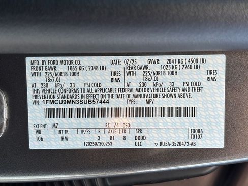 Used 2025 Ford Escape ST-Line AWD/4WD image 37