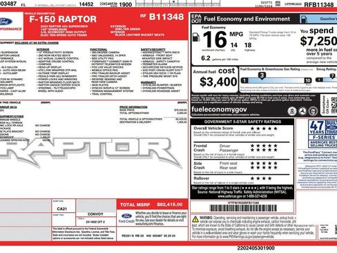Used 2024 Ford F150 Raptor AWD/4WD image 4