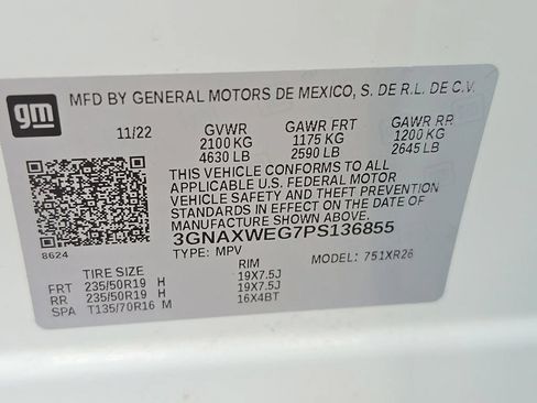 Certified 2023 Chevrolet Equinox RS AWD/4WD image 43