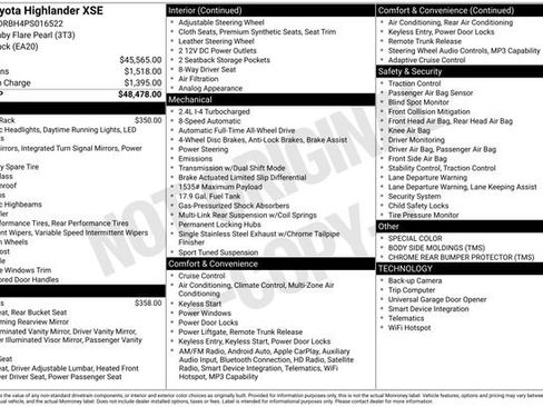 Used 2023 Toyota Highlander XSE AWD/4WD image 7