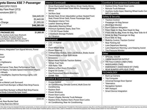 Used 2023 Toyota Sienna XSE w/ XSE Plus Package FWD image 12
