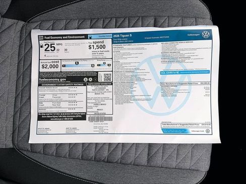 New 2026 Volkswagen Tiguan S image 14