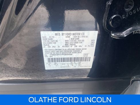 Certified 2023 Ford Explorer Limited w/ Equipment Group 301A AWD/4WD image 22