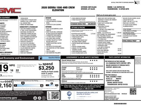 Used 2020 GMC Sierra 1500 Elevation w/ Elevation Value Package image 2