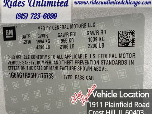 Used 2017 Cadillac ATS 2.0T AWD Coupe image 24