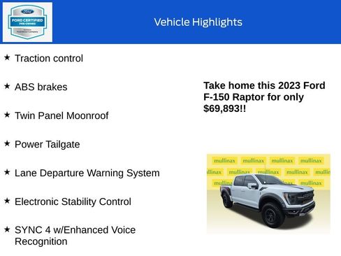 Used 2023 Ford F150 Raptor AWD/4WD image 19