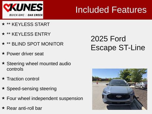Used 2025 Ford Escape ST-Line AWD/4WD image 2