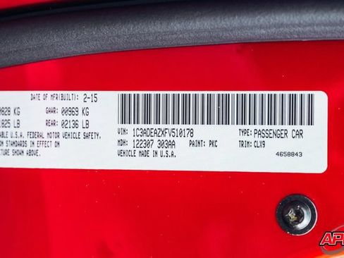 Used 2015 Dodge Viper w/ Quick Order Package 22J GT RWD image 86