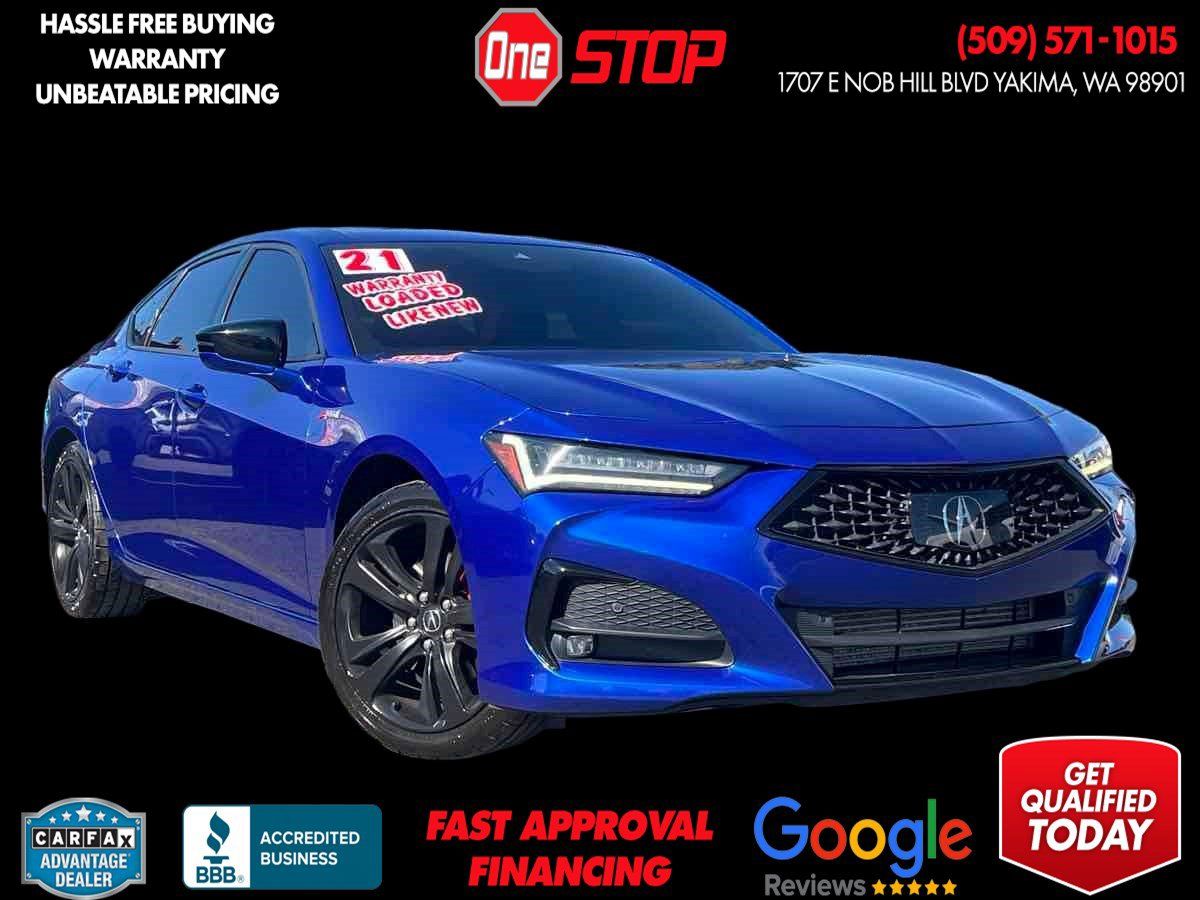 Used 2021 Acura TLX w/ A-SPEC Package AWD/4WD image 1