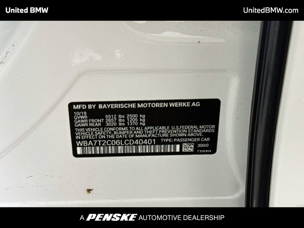 Used 2020 BMW 740i w/ M Sport Package RWD image 21