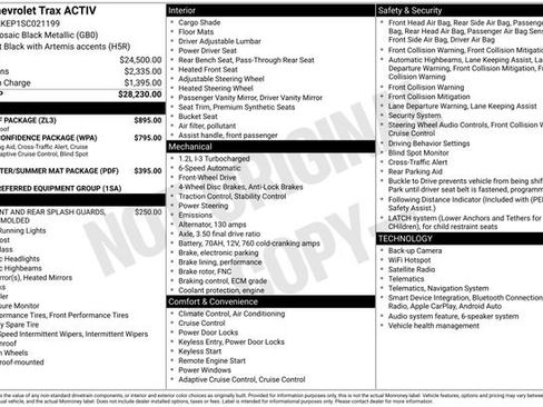 Used 2025 Chevrolet Trax ACTIV w/ Sunroof Package FWD image 18