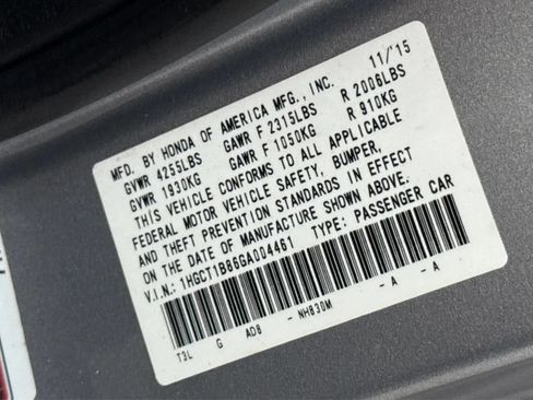 Used 2016 Honda Accord EX-L image 57