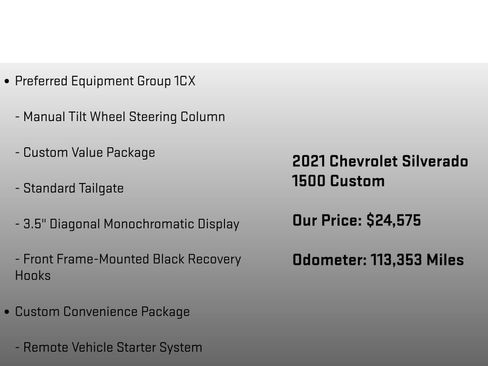 Used 2021 Chevrolet Silverado 1500 Custom image 18