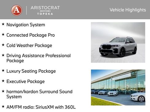 Used 2021 BMW X7 M50i AWD/4WD image 2