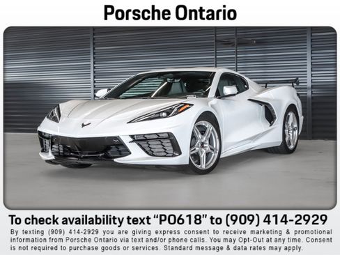 Used 2025 Chevrolet Corvette Stingray Preferred Cpe w/ 2LT RWD image 1