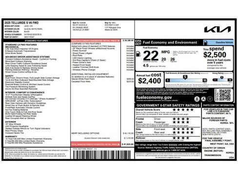 Used 2025 Kia Telluride S image 10