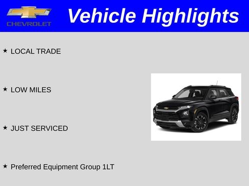 Used 2023 Chevrolet TrailBlazer LT FWD image 2
