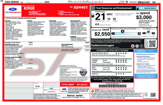 Used 2024 Ford Edge ST w/ Equipment Group 401A AWD/4WD image 24