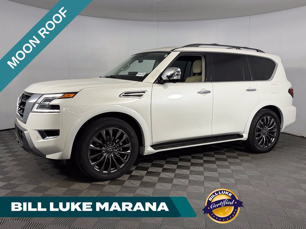 Used 2024 Nissan Armada Platinum w/ Captain's Chairs Package AWD/4WD image 1