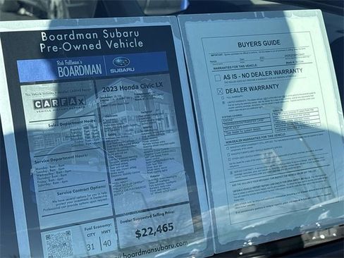 Used 2023 Honda Civic LX image 26