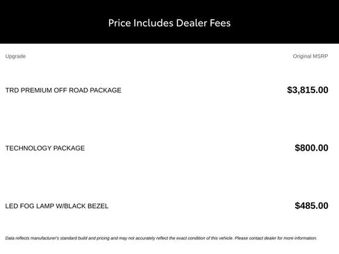 Used 2021 Toyota Tacoma TRD Off-Road w/ TRD Premium Off Road Package AWD/4WD image 4