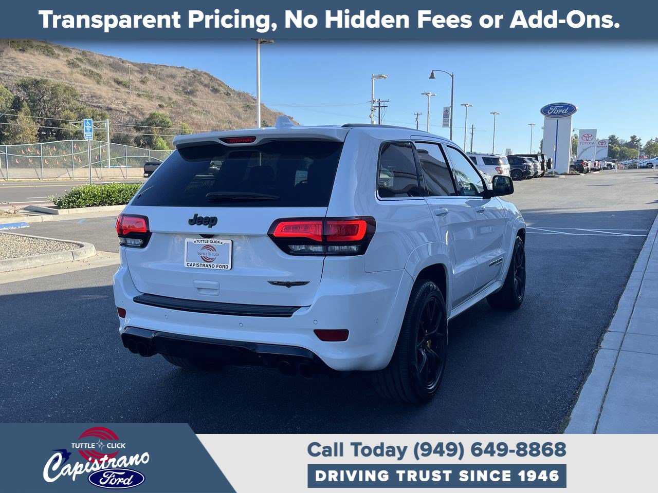 Used 2018 Jeep Grand Cherokee Trackhawk w/ Trailer Tow Group IV AWD/4WD image 12