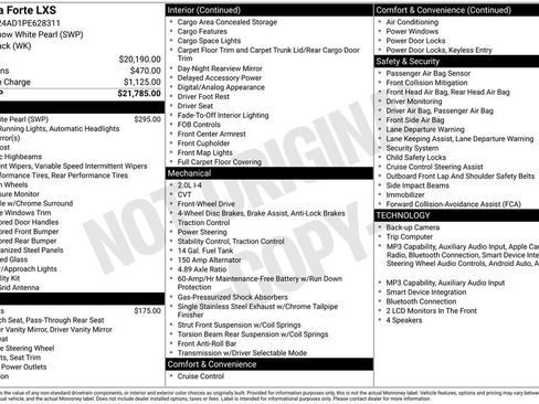 Used 2023 Kia Forte LXS FWD image 27
