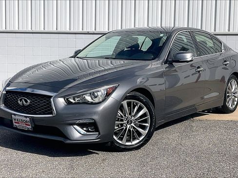 Used 2022 INFINITI Q50 Luxe w/ Cargo Package AWD/4WD image 2