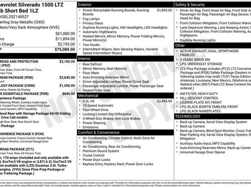 Used 2025 Chevrolet Silverado 1500 LTZ AWD/4WD image 4