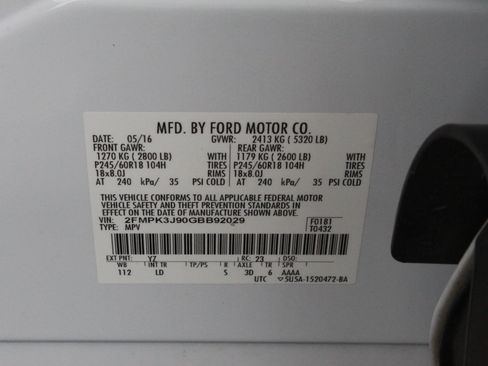 Used 2016 Ford Edge SEL w/ Equipment Group 201A FWD image 33