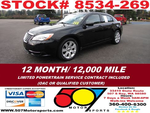 Used 2013 Chrysler 200 Touring w/ S Exterior Appearance Pkg image 1