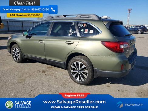 Used 2017 Subaru Outback 2.5i Limited w/ Popular Package #5 AWD/4WD image 3