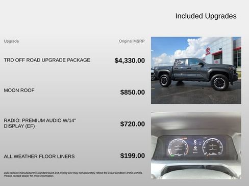 Used 2026 Toyota Tacoma TRD Off-Road w/ TRD Off Road Upgrade Package AWD/4WD image 4