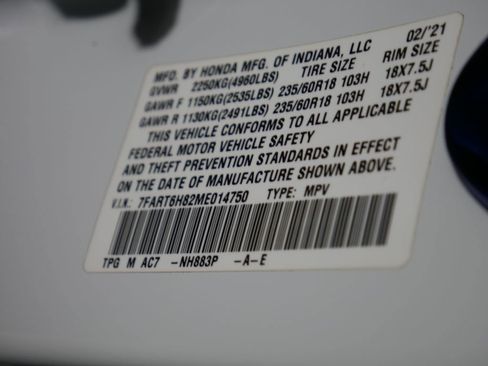 Certified 2021 Honda CR-V EX-L image 31