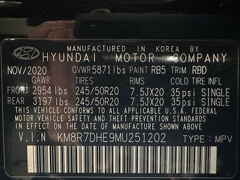 Used 2021 Hyundai Palisade Calligraphy AWD/4WD image 11