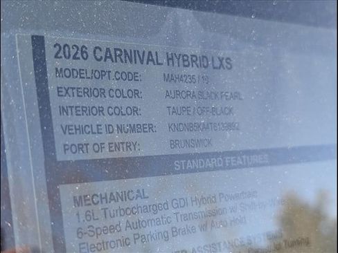 New 2026 Kia Carnival LXS image 15