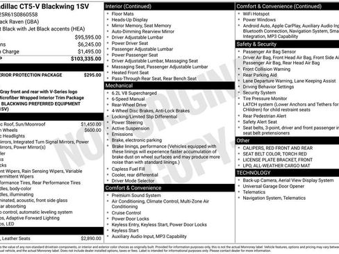 Used 2025 Cadillac CT5 V Blackwing image 19