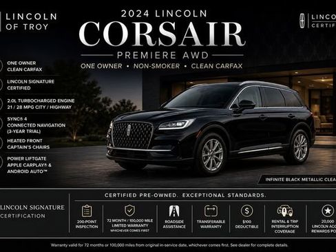 Certified 2024 Lincoln Corsair AWD image 3