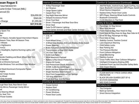 Certified 2021 Nissan Rogue S image 36