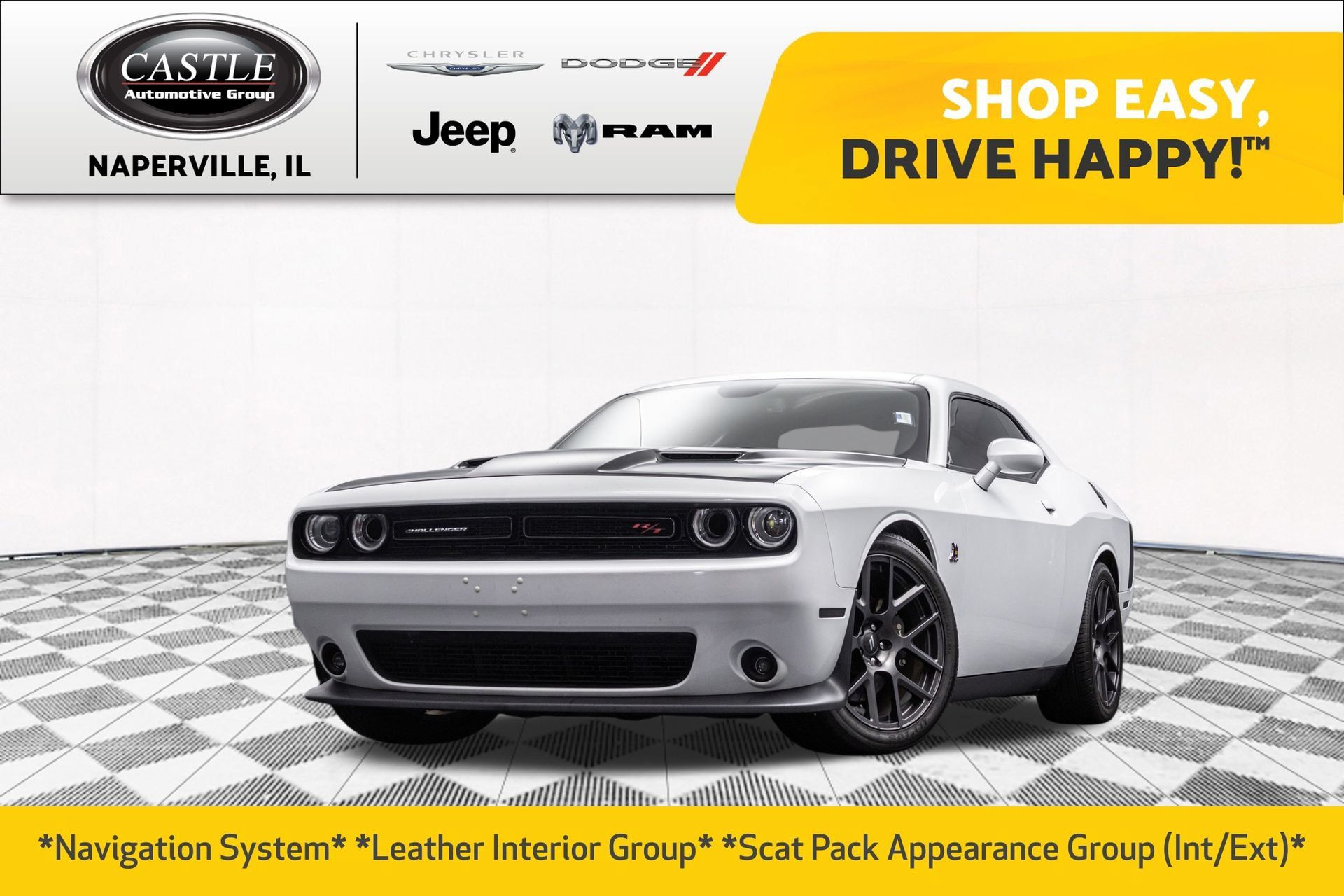 Used 2018 Dodge Challenger R/T Scat Pack w/ Leather Interior Group RWD image 1