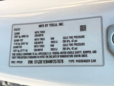 Used 2022 Tesla Model 3 Long Range image 35