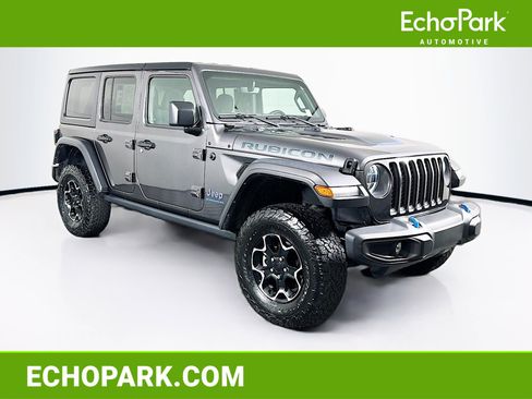 Used 2023 Jeep Wrangler Unlimited Rubicon 4xe w/ Cold Weather Group image 1